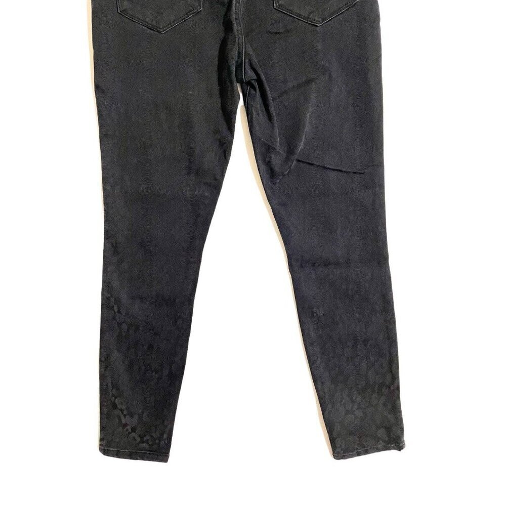 STS Blue Jeans Ashley High-Rise Ankle Skinny Jeans Black Leopard Sz 28 NWT - Picture 9 of 12